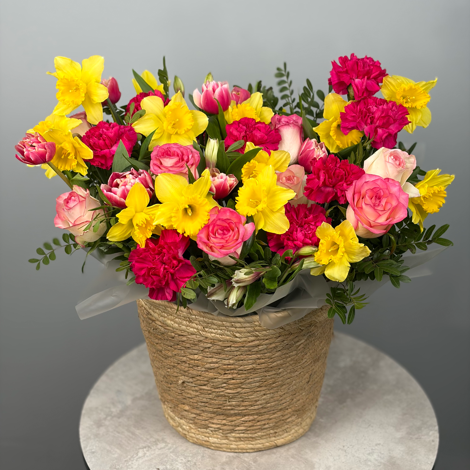 Цветы в корзине Сказочные фантазии