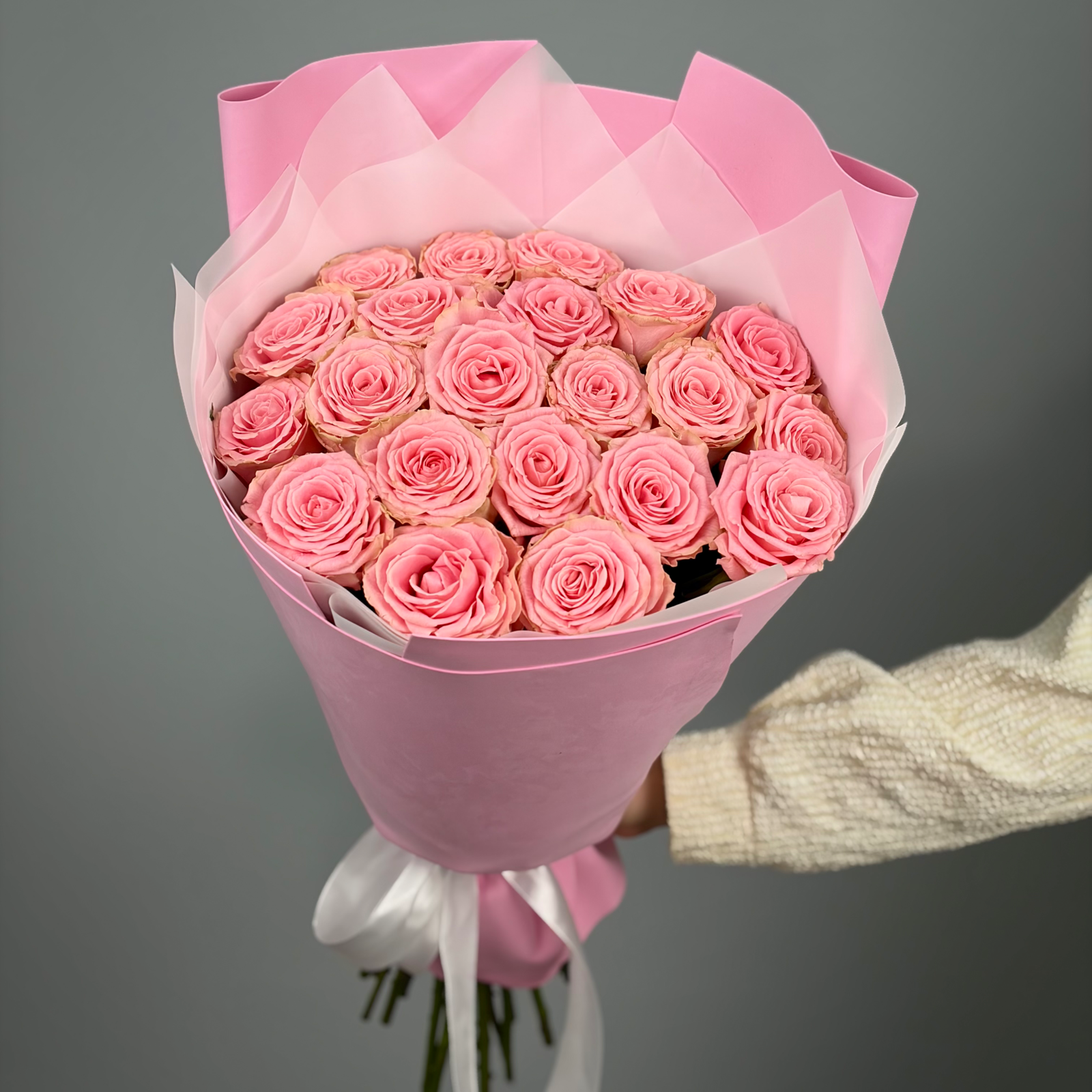 Букет из роз Конфетное настроение