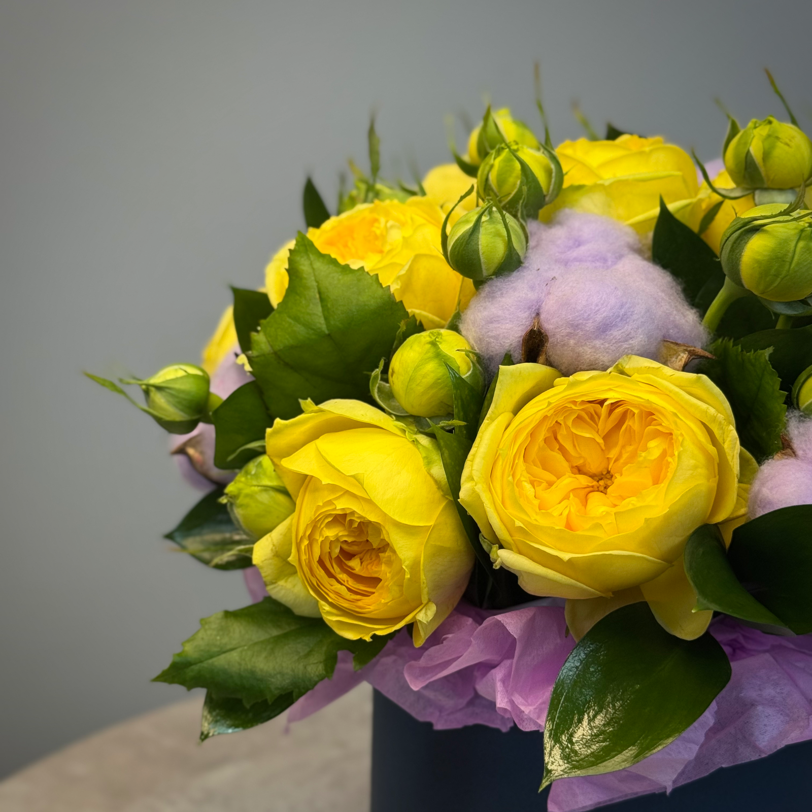 Цветы в коробке Жасмин