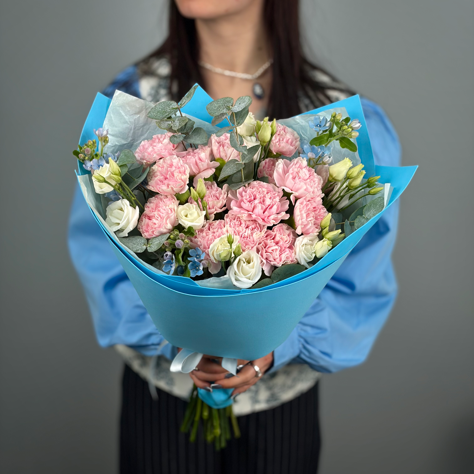 Букет Небо в розовых облаках