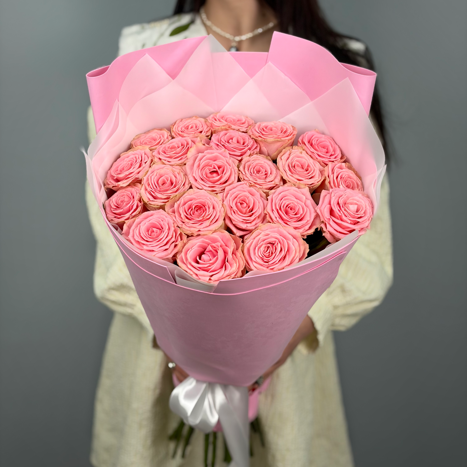 Букет из роз Конфетное настроение