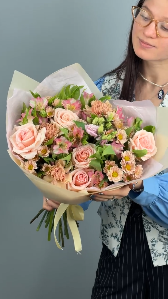 Букет Пудровое утро