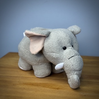 Слон 25 см (цвет серый)