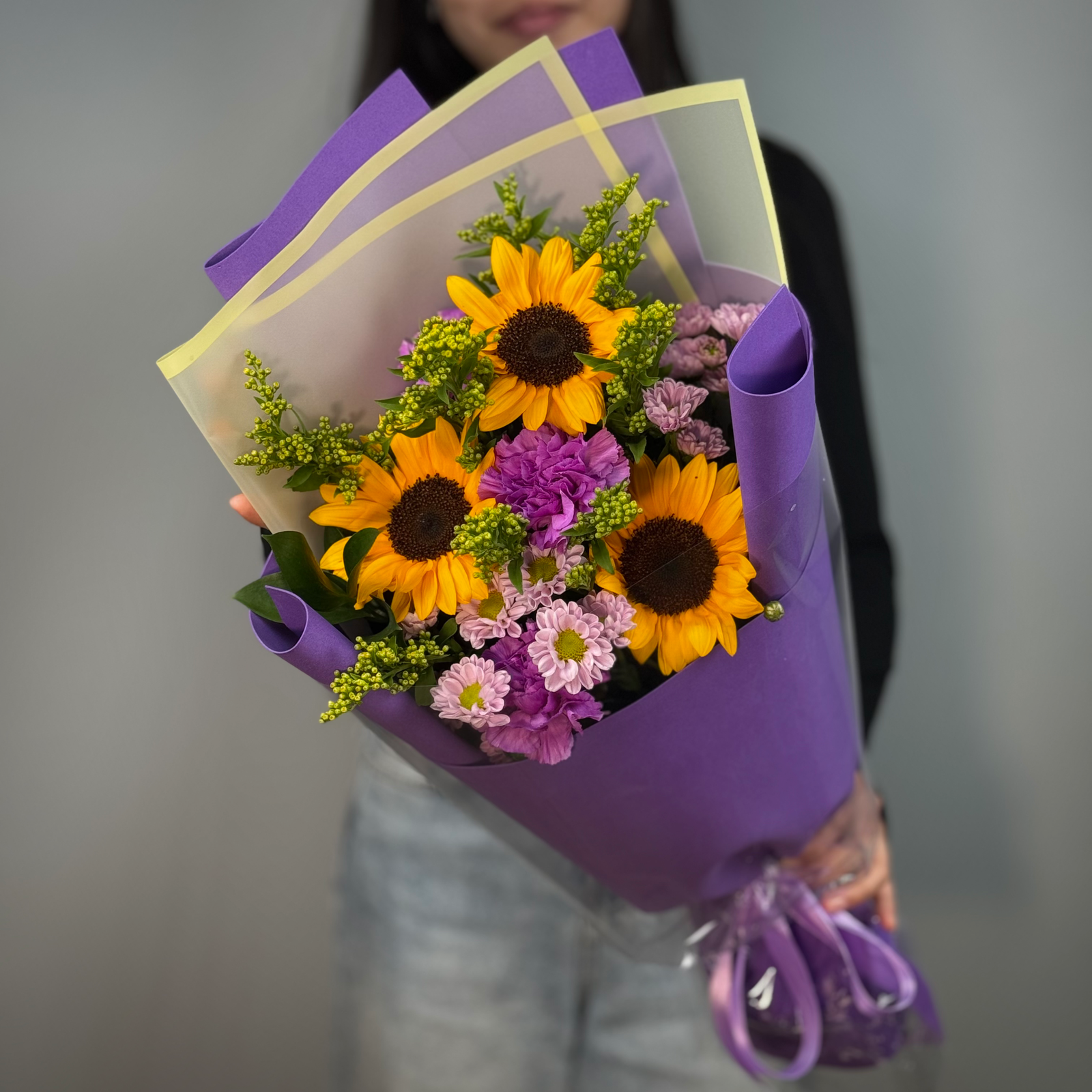Букет Подсолнечные фантазии