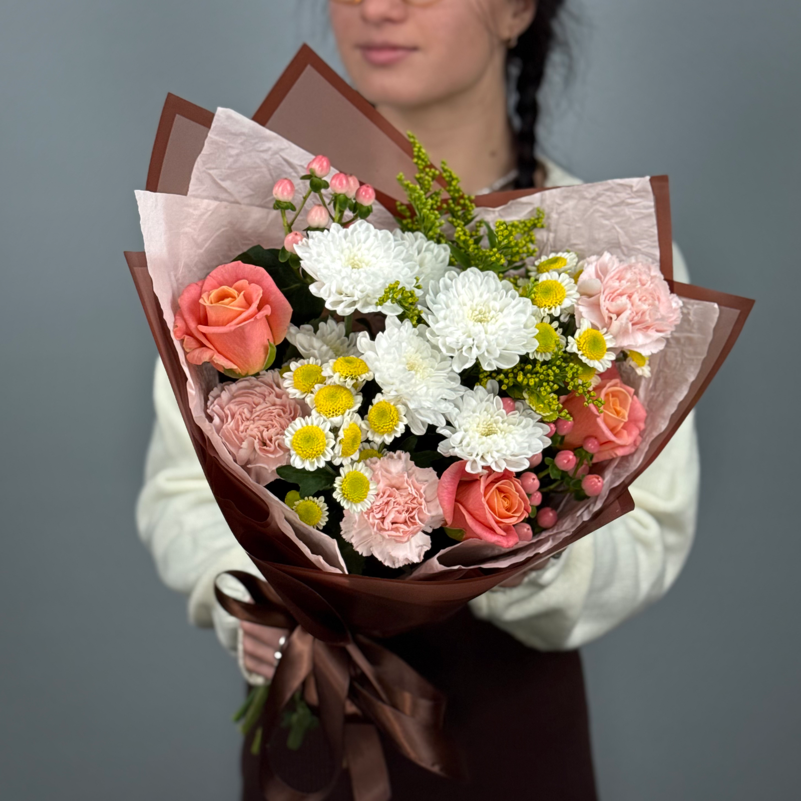 Букет Персиковый тарт