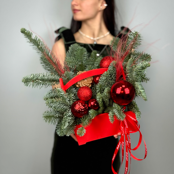 Цветы в ящике Мелодия зимы