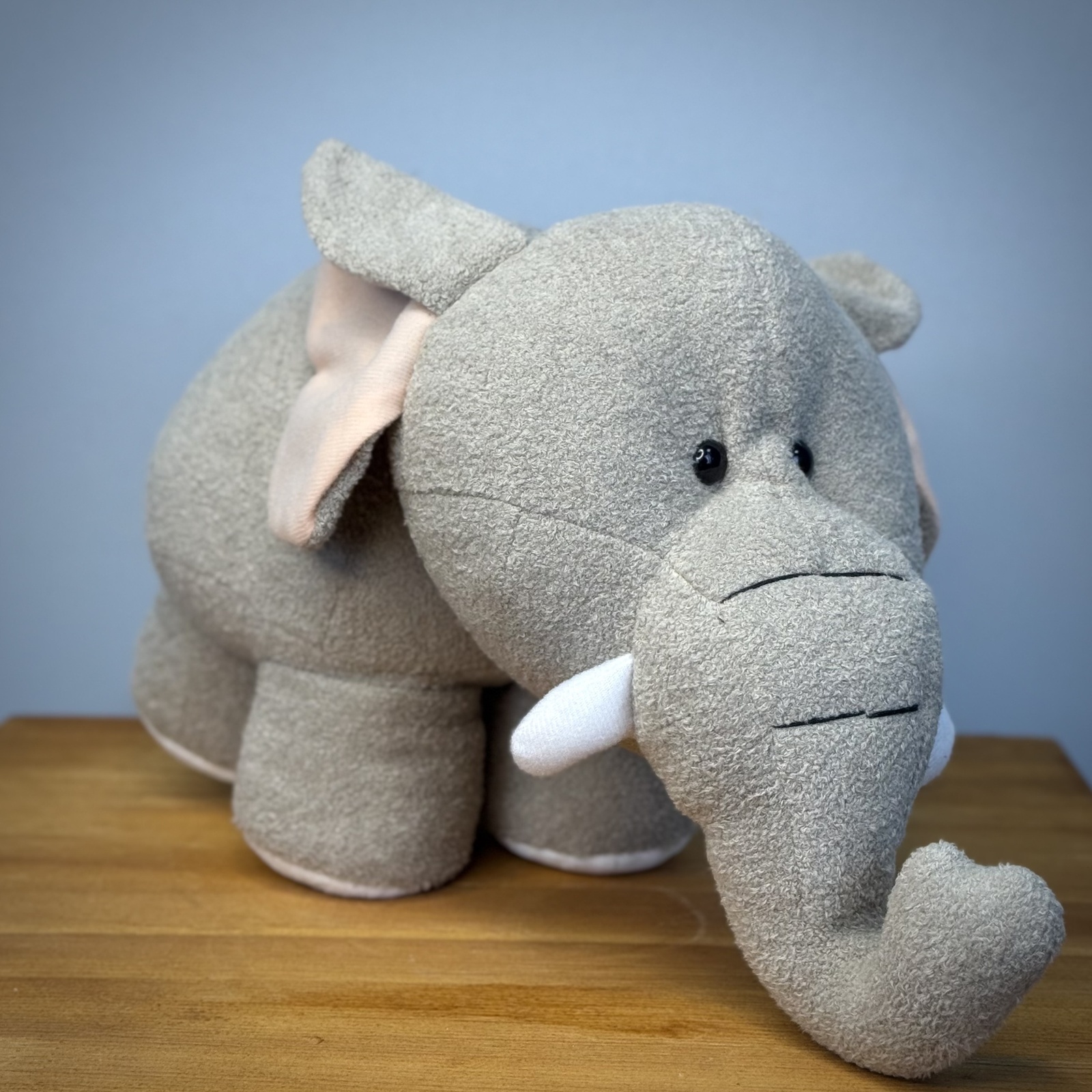 Слон 35 см (цвет серый)