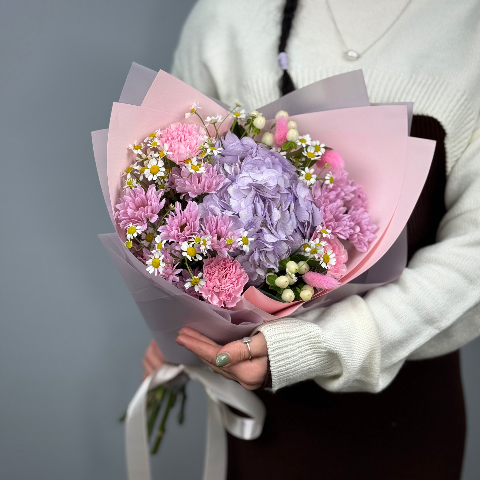 Букет Розовый эликсир