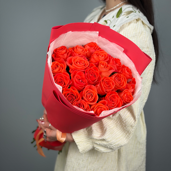 Букет из роз Вулкан чувств