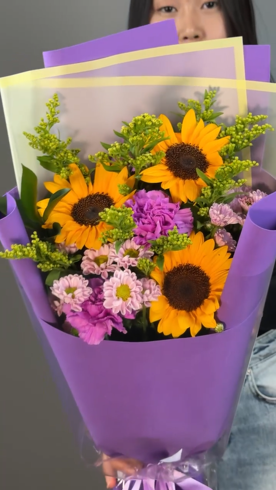 Букет Подсолнечные фантазии