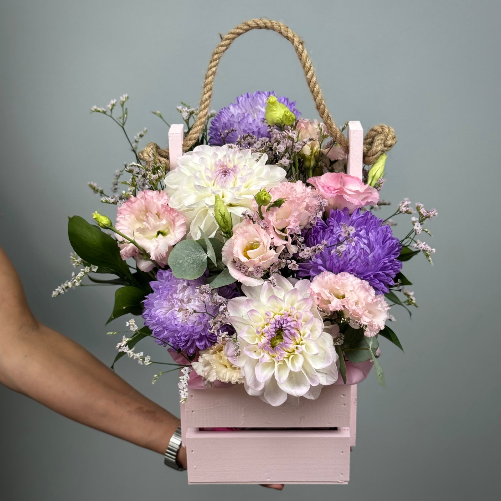 Цветы в ящике Лунный свет