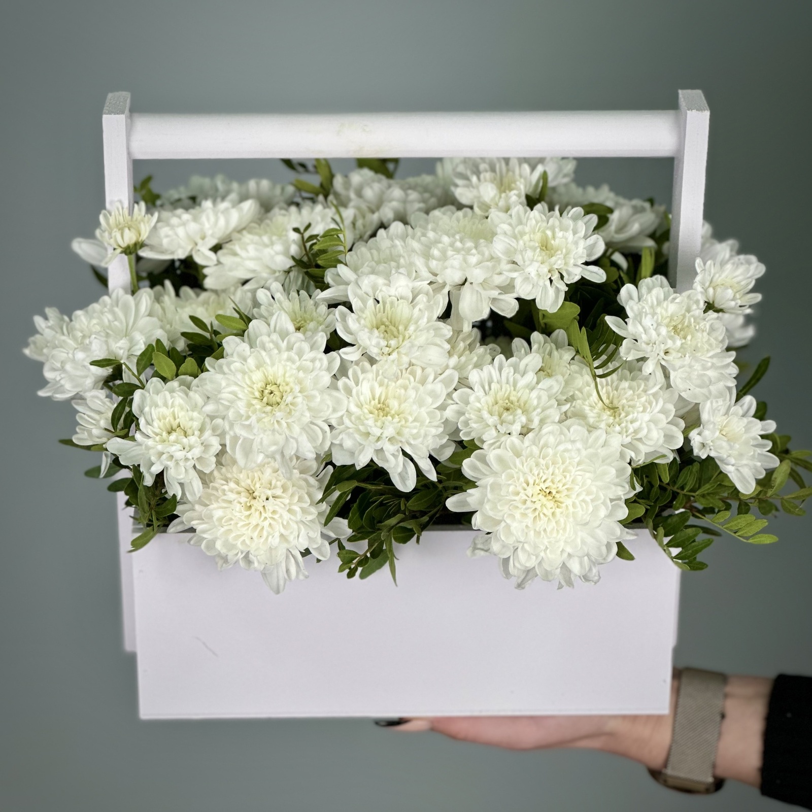 Цветы в ящике Луиза